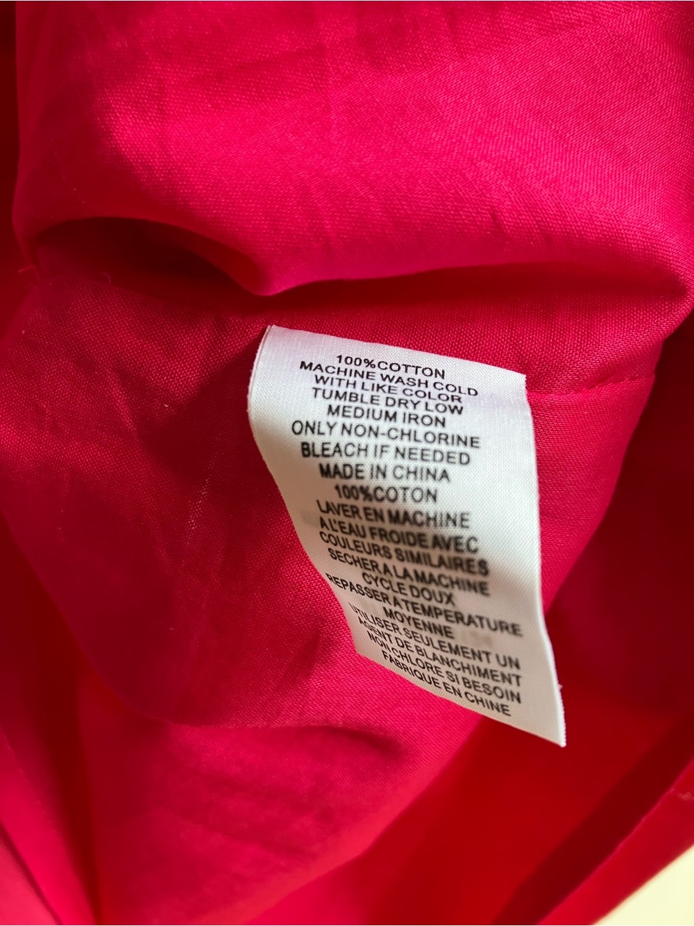 Trina Turk Ojai Lace Embroidered Top Size M Hot Pink 100% Cotton Peasant Blouse - Picture 8 of 13